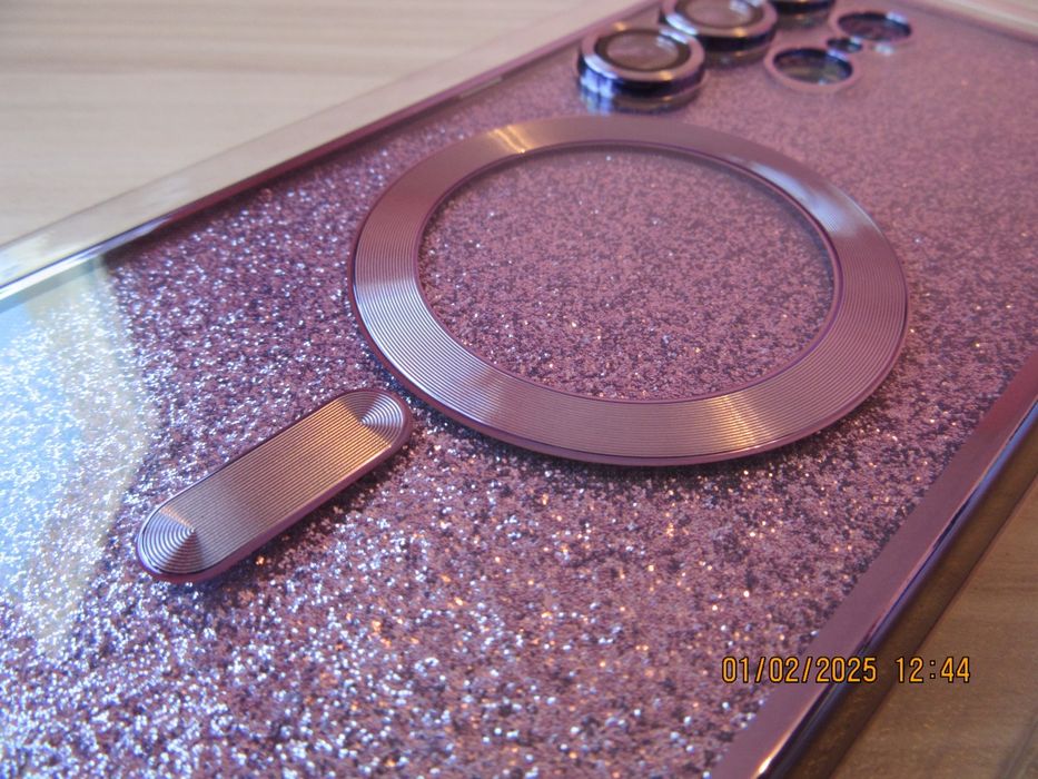 Samsung Galaxy S25 Ultra S25+ S25/ Glitter MagSafe Лукс силиконов кейс