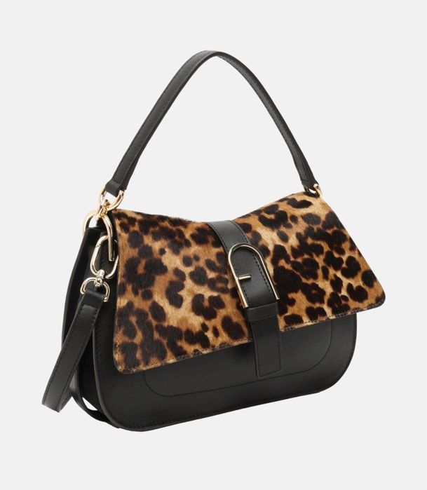 Дамска чанта Furla с принт леопард