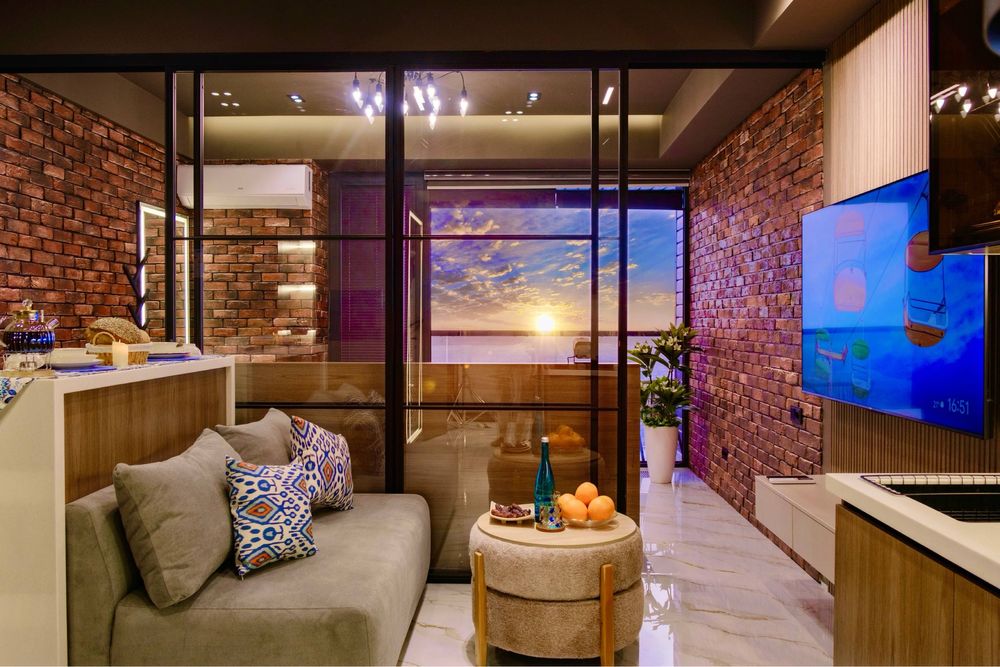 Посуточная Премиум-Студия на 25этаже в NRG U Tower/Kvartira Kunlik NRG