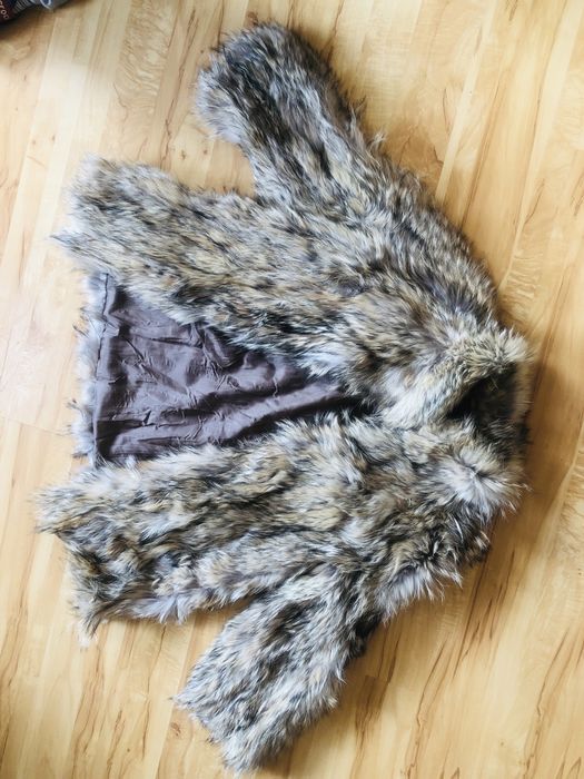 Палто сребърна лисица