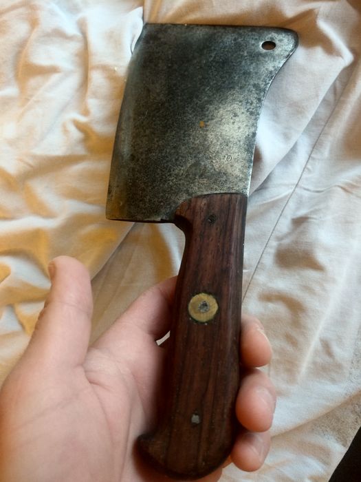 Нож Сатър кован ръчна изработка