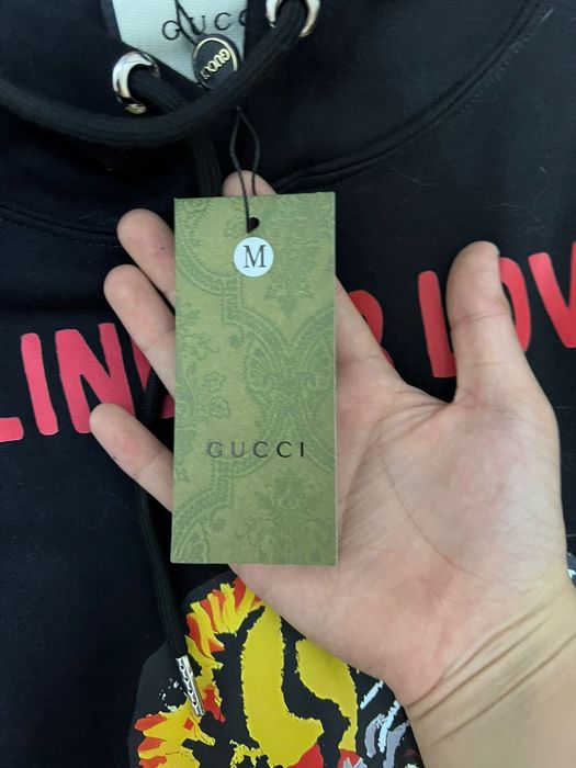 Худи gucci blind for love