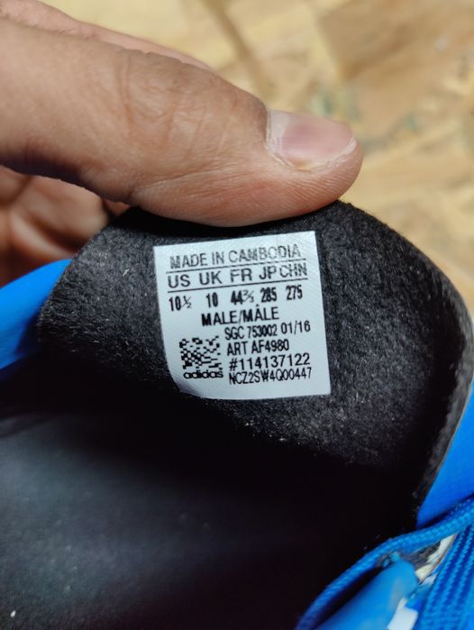 Ghete fotbal adulti Adidas Ace 16x4 marime 43-44