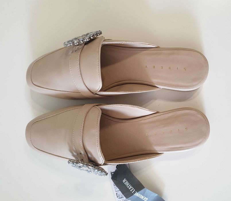 Обувки Sisley от естествена кожа