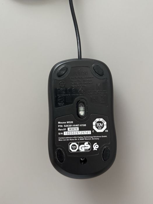 Mouse fibra optica Fujitsu Siemens