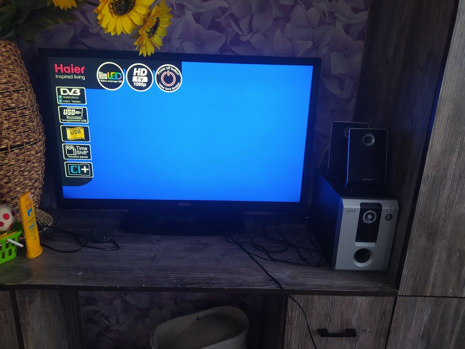 Телевизор хаер диоганаль 109