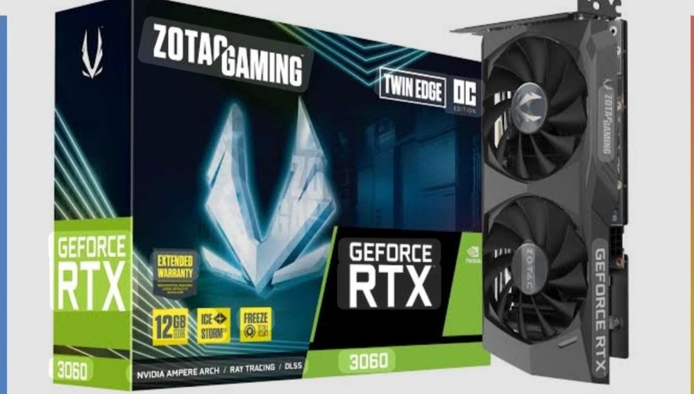 Видеокарта RTX 3060 12 ГБ