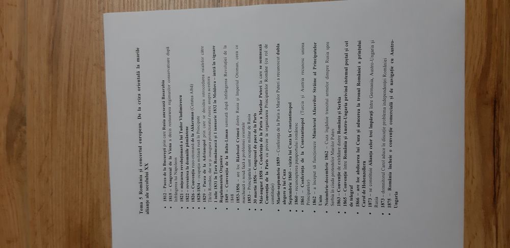 Repere Cronologice Istorie pentru Academia de Politie