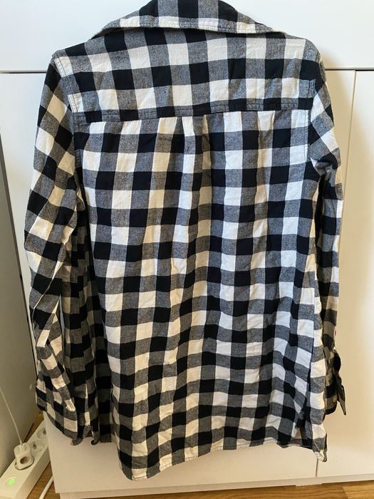 Camasa in carouri alb-negru