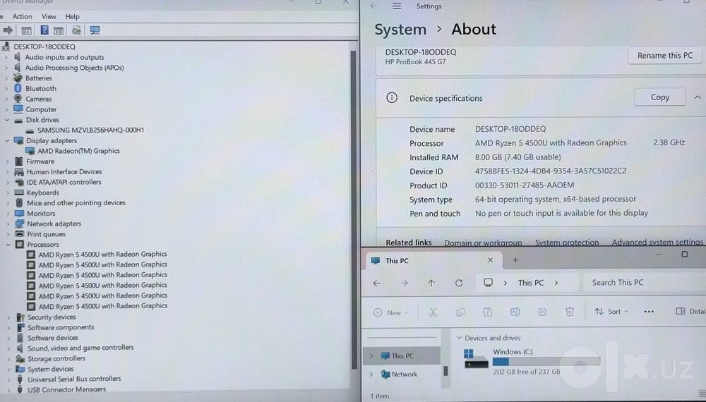 Hp probook ryzen 5