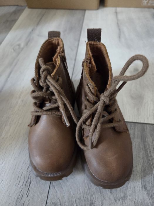 Ghete Zara m 22, piele, stare f buna