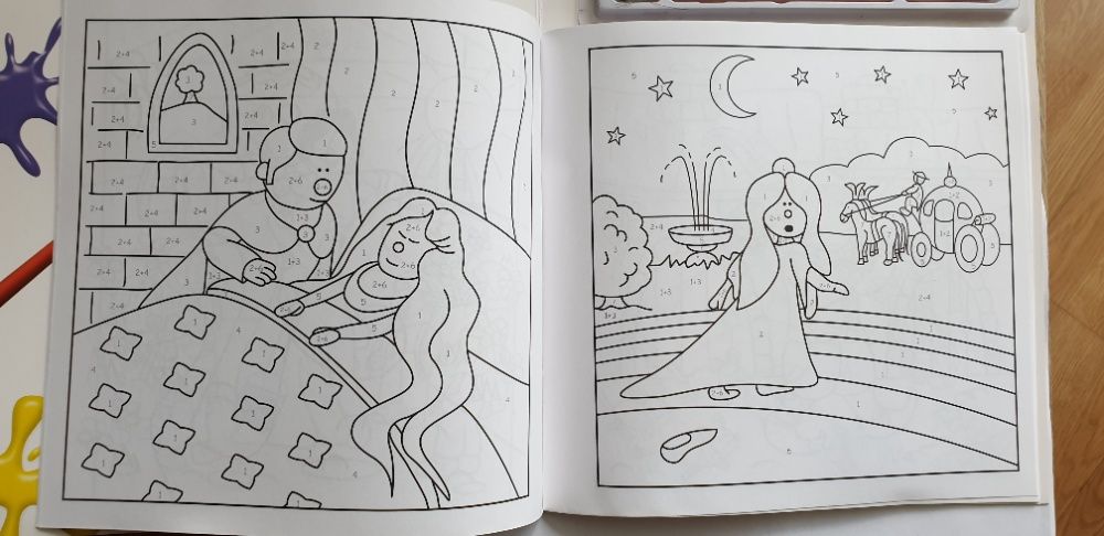 Carte de colorat pe numere