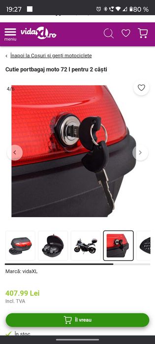 Portbagaj scuter sau moto