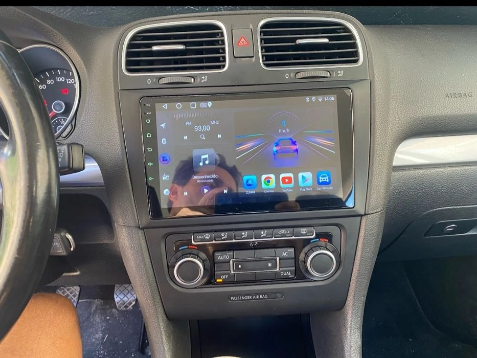 Navigatie android Golf 6 Waze YouTube GPS BT USB