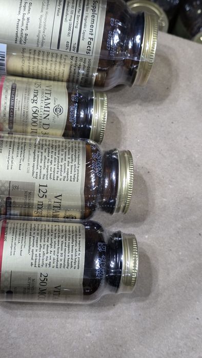 ДОСТАВКИ НЕТ Solgar витамин D3 5000,  10 000 Made in USA