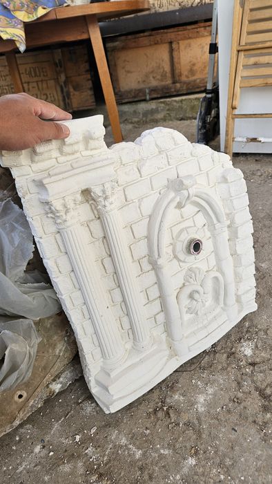 Медуза versace версаче, череп декорация, бетонни фигури за оцветяване