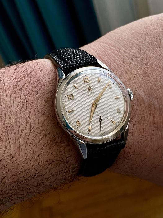 Ceas Omega Ref. 2605-4 SC – Cadran Guilloché – Cal. 283 – 1953