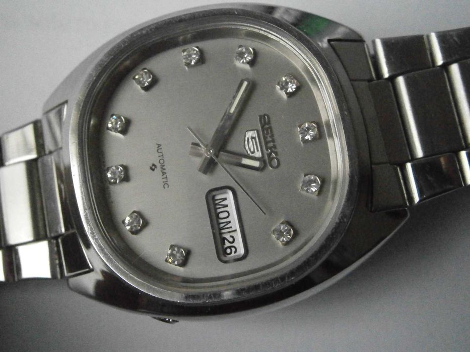 НОВ SEIKO 5, cal. 6309-5160, 17 jewels, Japan! Кристали на индексите!