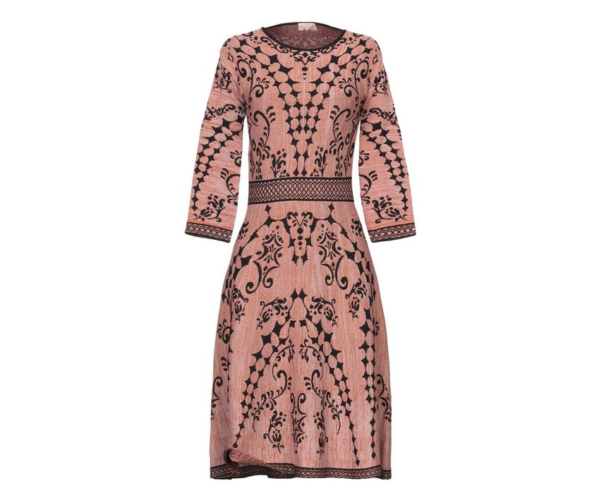 Плетена рокля, миди дължина, M