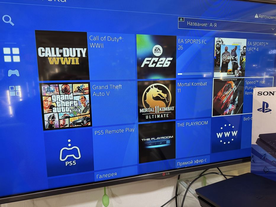 SonyPlayStation 4 slim  с играми