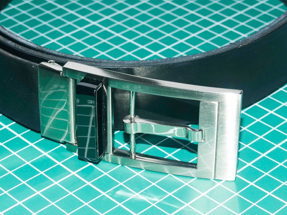 Мъжки колан от естествена кожа, ръчна изработка