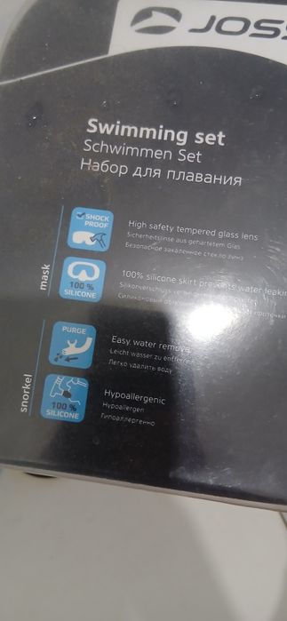 Маска для дайвинга с трубкой Очки для плавания