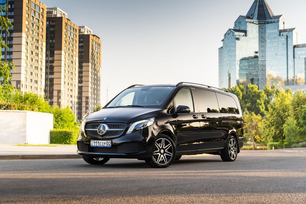 Прокат аренда авто с водителем Mercedes v-class. Мерседес S222