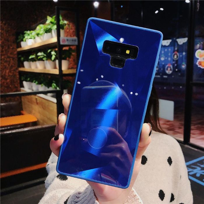 Husa tip oglinda model geometric 3D Samsung Galaxy S20 FE 5G