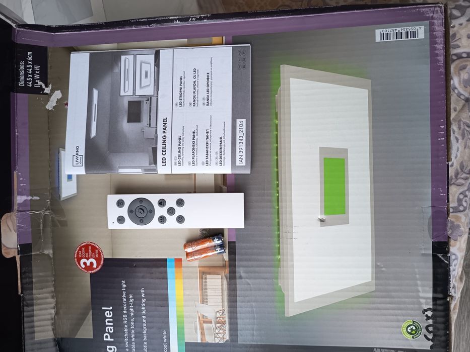 Lustra led cu telecomanda