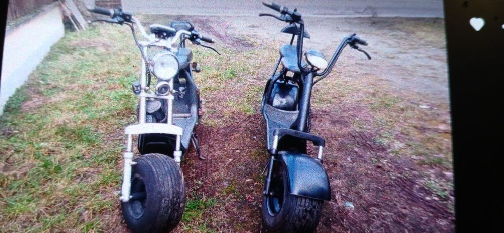 scuter electric    cu roti mari