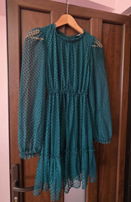 Rochie verde eleganta
