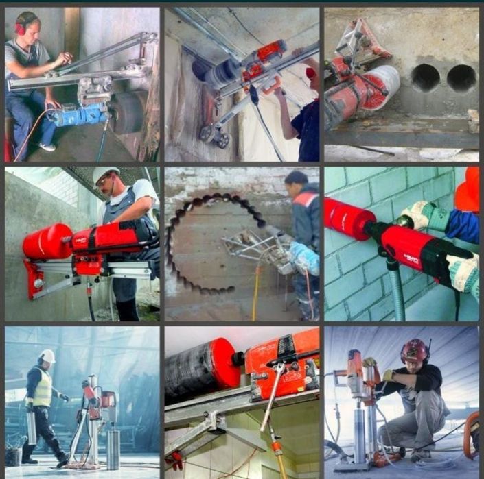 Алмазное  сверление бурение