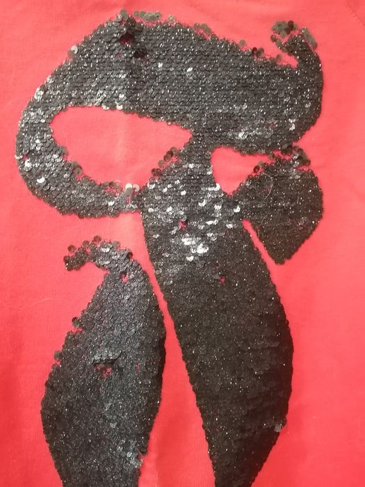 Платье трикотажное с декором