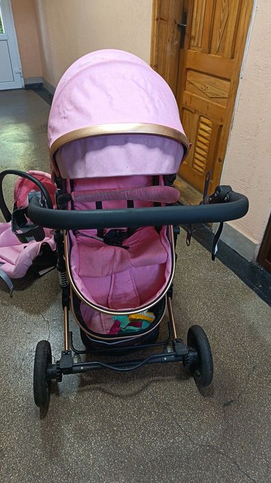 Căruț 3in1, roz.