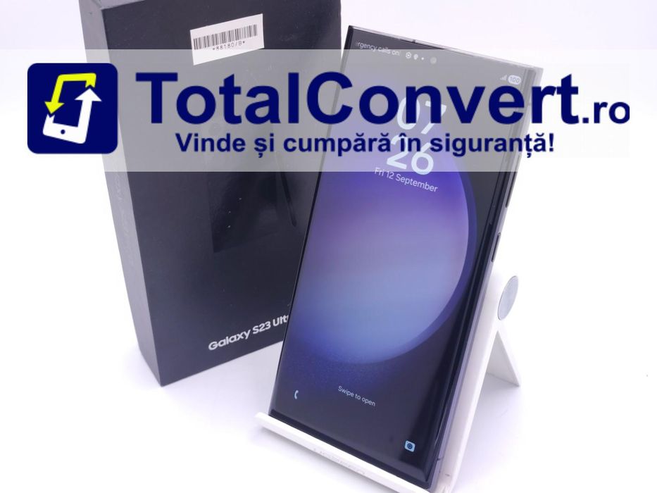 Samsung S23 Ultra 512GB Phantom Black 12GB, Garantie 24 luni | #D88180