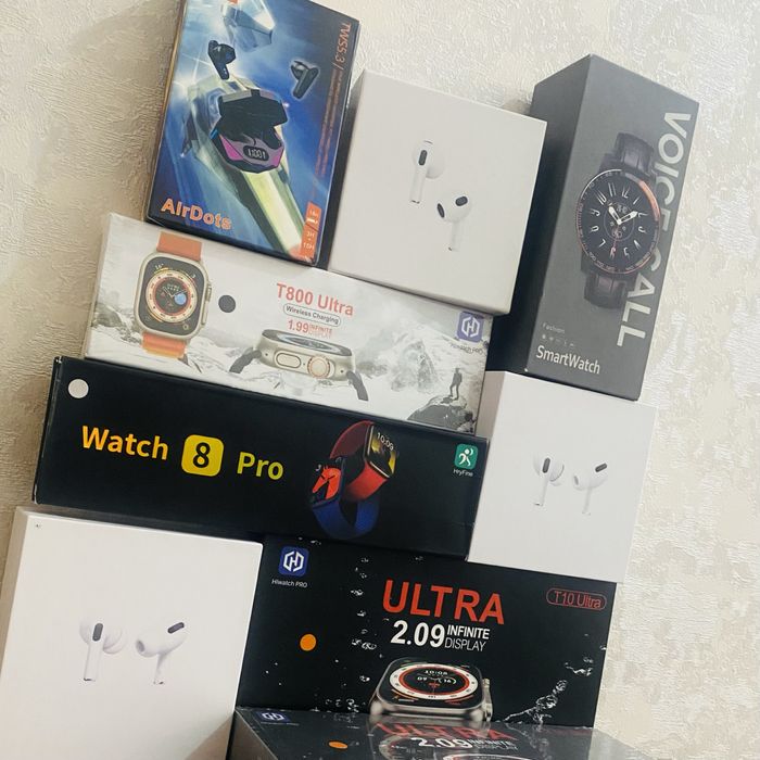 Gadgets: airpods pro 3, iWatch SmartWatch soat