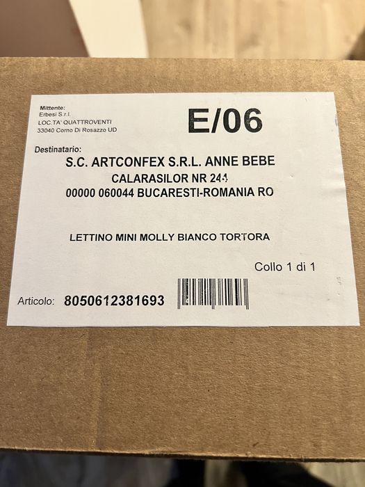 Pat bebelus - Cosleeper mini Molly- Camera bebelusului- NOU in cutie