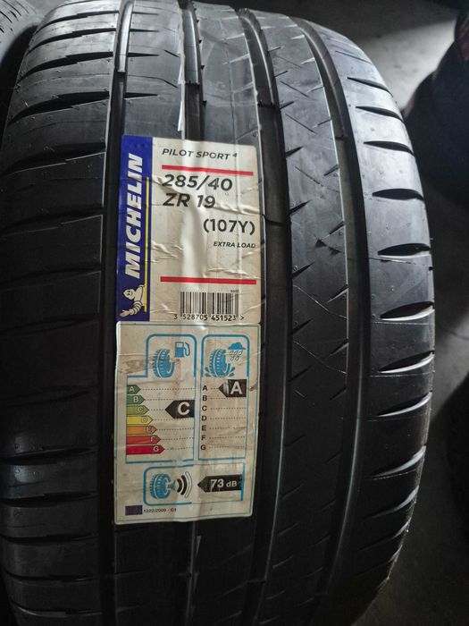 2 Anvelope de VARA - 285/40/19 107Y - Michelin Pilot Sport 4 OEM BMW M5 M6 - NOU - DOT 2020 !
