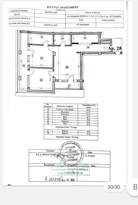 3 Camere Kamsas/Lift-Parcare privata
