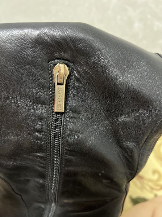 Кожаные сапоги