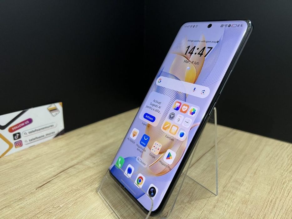 Honor 90 512Gb Midnight Black Second-Hand 3 ani garanție, Telefoane Mu
