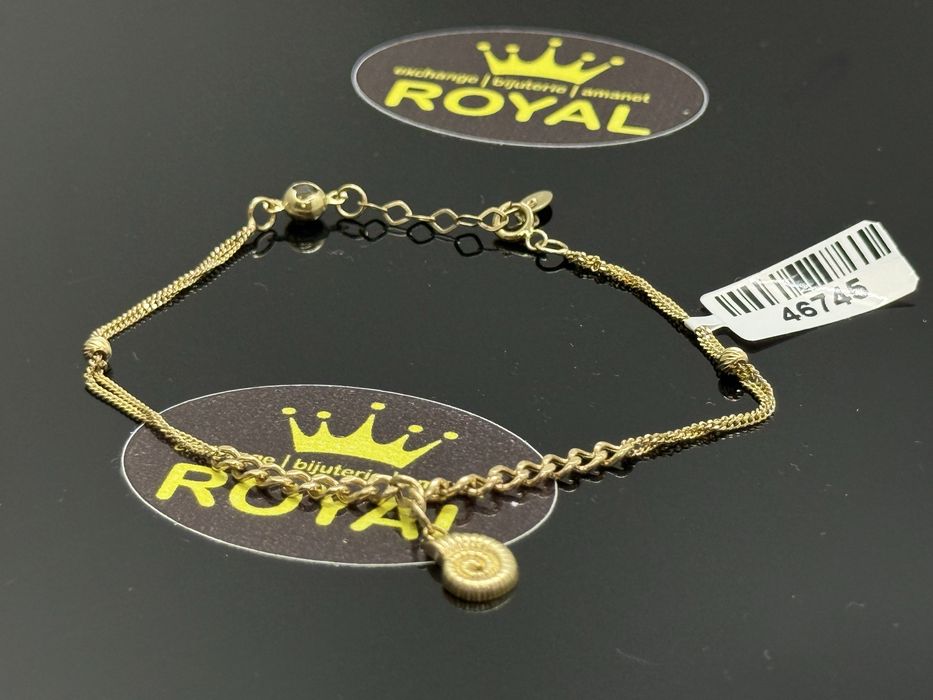 Bijuteria ROYAL : Bratara AUR 14K / 2.89 GR