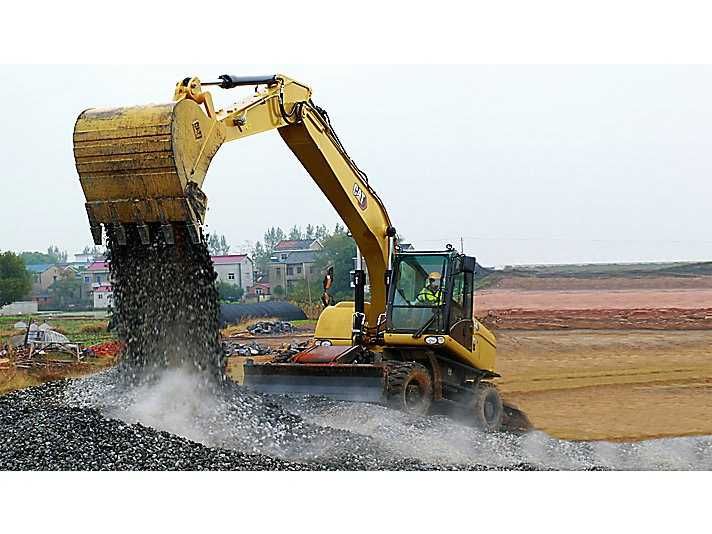 Колесный экскаватор CAT M320 1.19м³