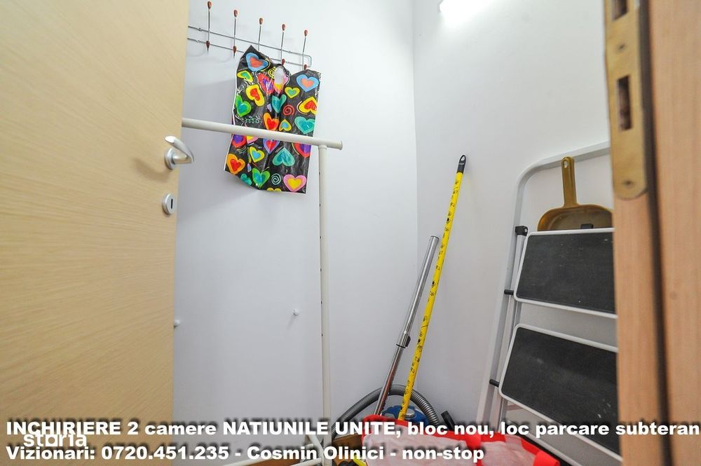 Inchiriere 2 camere NATIUNILE UNITE, boc nou, parcare subterana