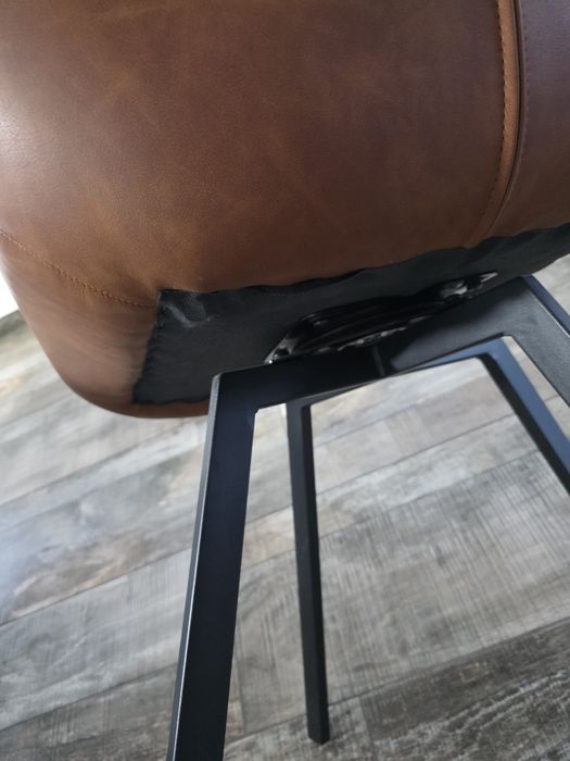 Scaune de piele rotative