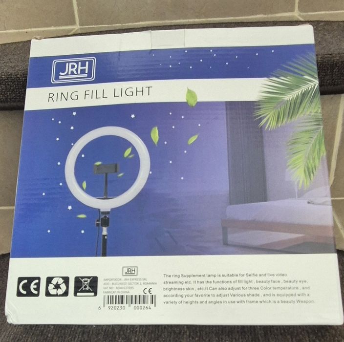 Vand lampa circulara led