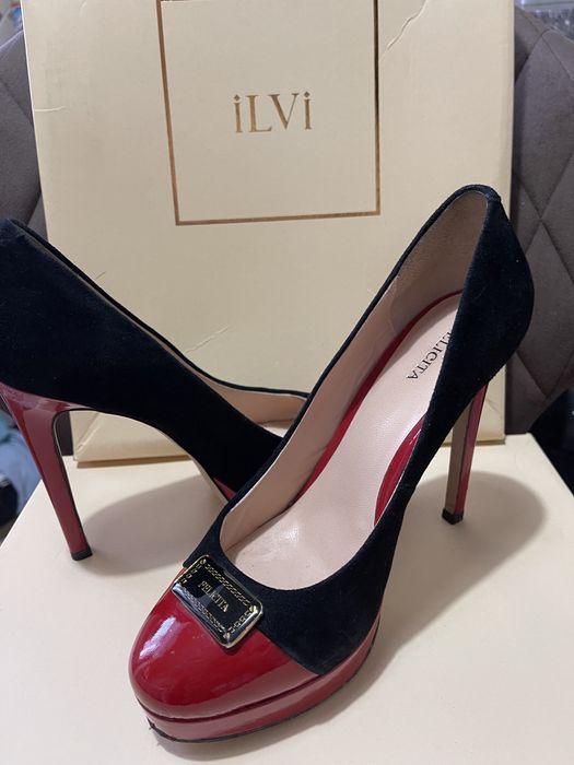 Туфли кожа+замша