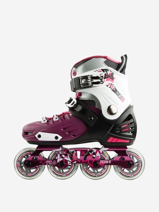 Ролики FILA для девочек 33–35 + экипировка в подарок!