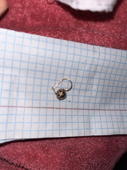 Сырга алтын детская