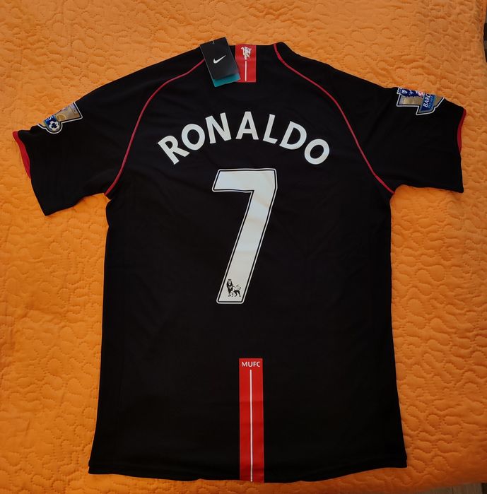 Tricou Ronaldo 2008 Negru United